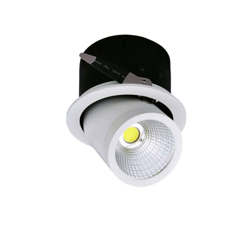 Spot LED Escargot Rond Orientable 35W équivalent 20W - Blanc du Jour 6000K