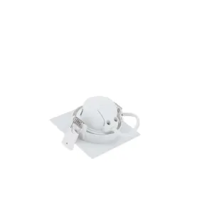 Plafonnier LED Carré Encastrable Blanc 10W COB Éclairage 50W - Blanc du Jour 6000K