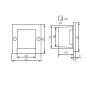 Applique encastrable LED extérieure étanche carré 0,6W - Blanc Naturel 4000K