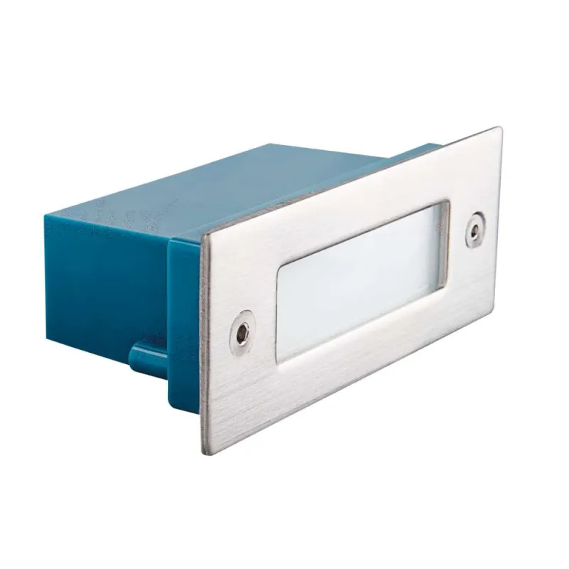 Applique encastrable LED étanche rectangulaire 0,6W - Blanc Neutre 4000K