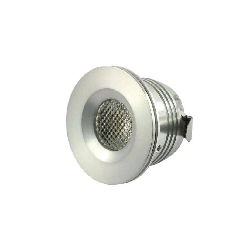 Mini spot LED encastrable 1W DC12V - Blanc Naturel 4000K