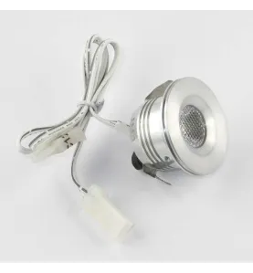 Mini spot LED encastrable 1W 12W