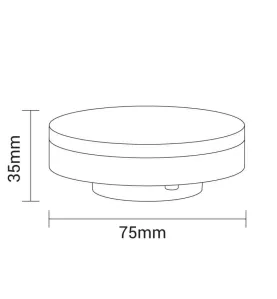 Ampoule LED GX53 7W 550lm Équivalent 45W - Blanc du Jour 6000K