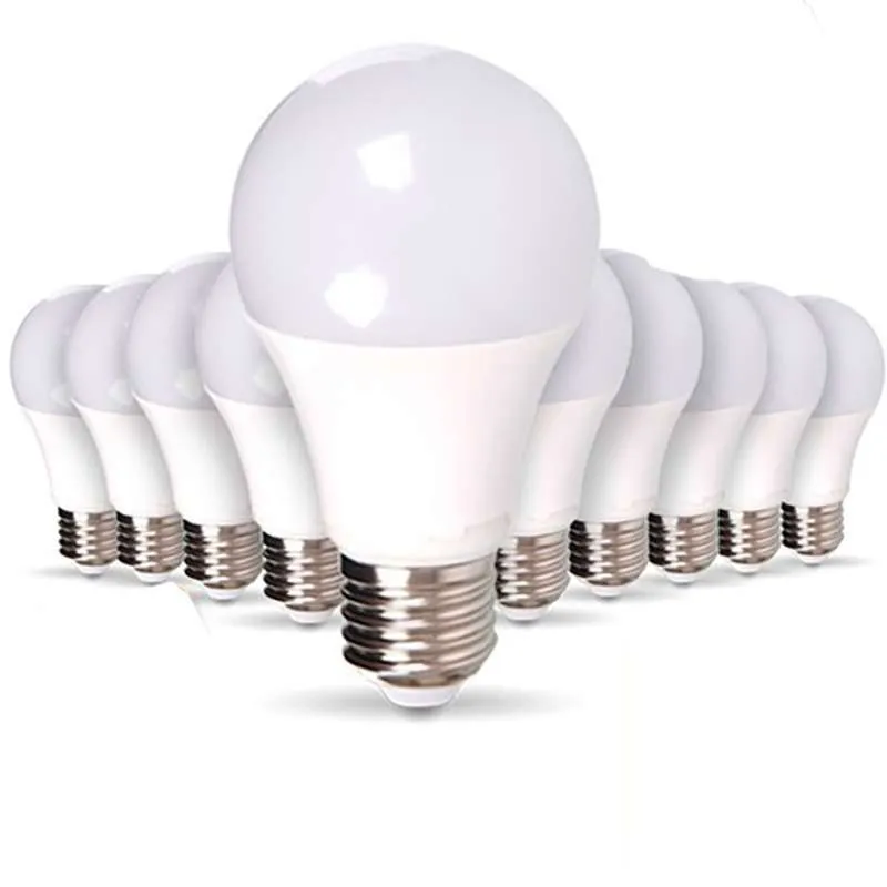 Lot de 50 Ampoules LED E27 9W équivalent 75W - Blanc du Jour 6400K