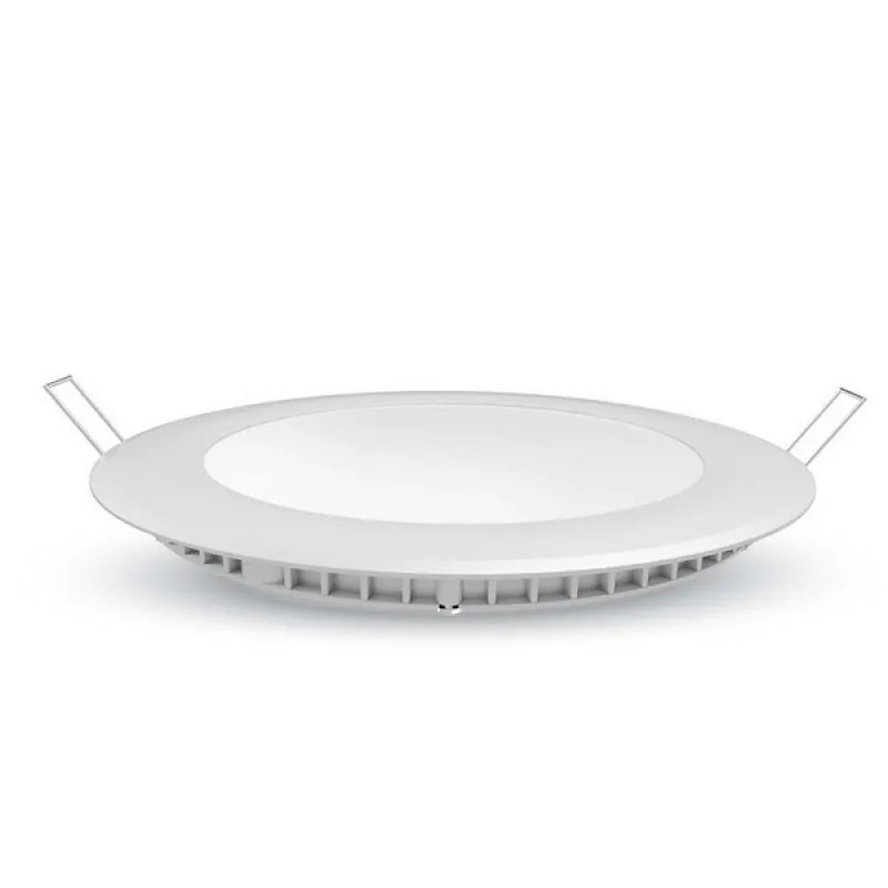 Plafonnier LED Rond 18W Extra Plat Équivalent 150W Dimmable - Blanc Naturel 4500K