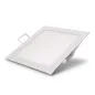 Plafonnier LED Carré Extra Plat 18W 1350lm (144W) 225mmx225mm - Blanc Chaud 2800K