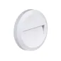 Applique 2W Encastrable LED Extérieure Étanche Ronde Blanche - Blanc Naturel 4200K