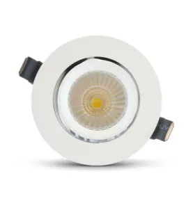 Spot LED encastrable 10W escargot blanc