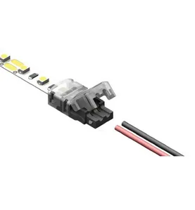 Connecteur Ruban LED 8mm Monocouleur vers Fils