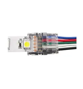 Connecteur Ruban LED 12mm RGB+W vers Fils