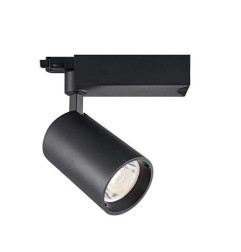 Spot LED sur Rail 35W COB Noir 24° 3850lm Triphasé - Blanc Naturel 5000K