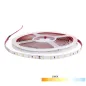 Ruban LED Blanc 24V 60 LED/m étanche 4,8W/m 5m - Blanc Chaud 3000K