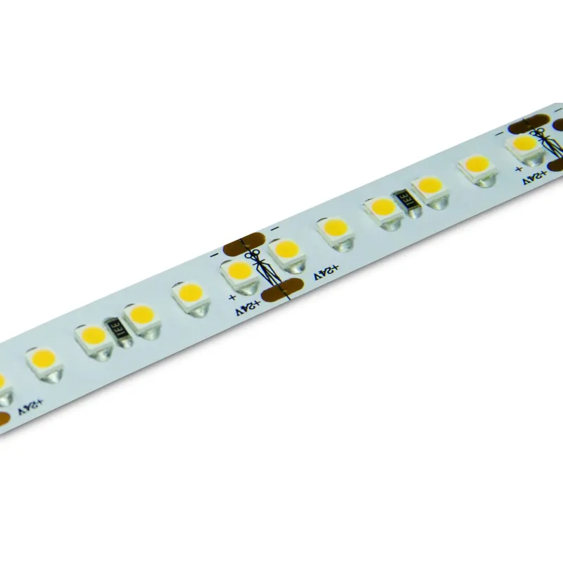 Ruban LED Blanc puissant 60 LED/m 14,4W/m - Blanc Chaud 3000K