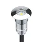 Mini spot LED encastrable rond 0,3W DC12V diamètre 24mm étanche IP67