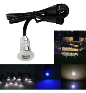 Mini spot LED encastrable rond 0,3W 12V