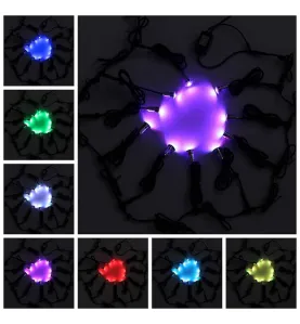 Mini spot LED encastrable rond RGB 0,8W RGB - multicolore