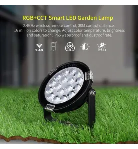 Projecteur LED Jardin 9W RGB+CCT