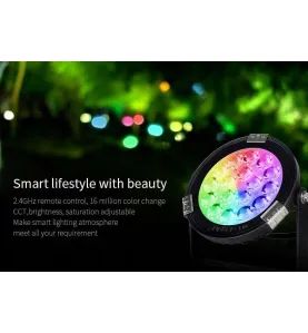 Projecteur LED Jardin 9W RGB+CCT