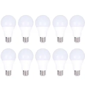 Lot de 10 Ampoules E27 12W A60 équivalent 60W