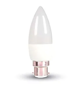 Ampoule B22 LED 6W équivalent 40W Bougie