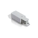 Connecteur d'Alimentation Rail LED Blanc - 4 Wires Triphasé