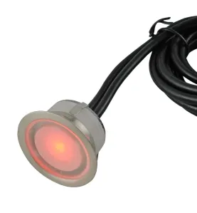 Mini Spot LED Encastrable 1W 12V - Lumière Rouge DC12V diamètre 30mm