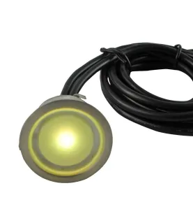 Mini Spot LED Encastrable 1W 12V - Lumière Jaune