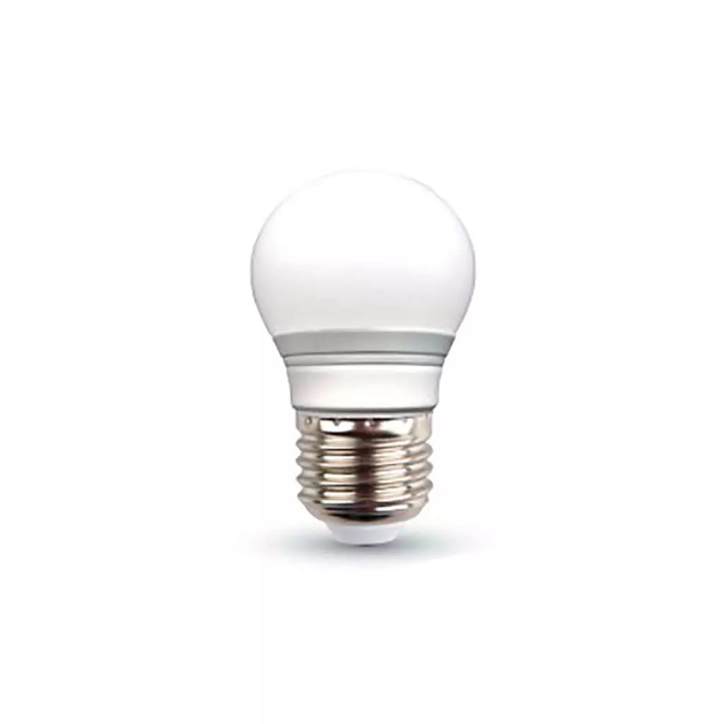Ampoule LED E27 Globe G45 mm 6W 6000k blanc froid professionnelle pas cher  - Optonica