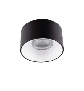 Support de Spot Encastrable Rond Mini RITI GU10 Noir et Blanc