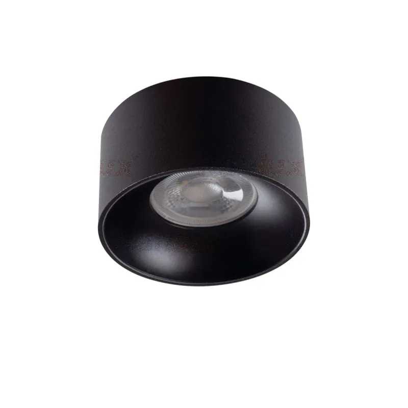 Support de Spot Encastrable Rond Mini RITI GU10 Noir