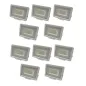 Lot de 10 Projecteurs LED Blancs 30W (160W) Étanche IP65 2400lm - Blanc du Jour 6000K