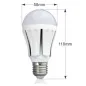 Lot de 5 Ampoules LED E27 A60 10W 800lm - Blanc Froid 6400K