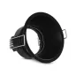 Support de Spot Encastrable Rond Ø82mm Noir