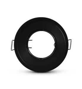 Support de Spot Encastrable Rond Ø82mm Noir