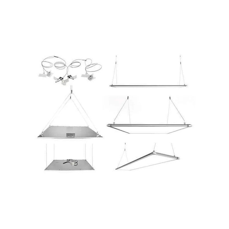 Kit de suspension pour dalle LED 60X60CM - 120X30CM