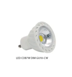 Spot LED GU10 COB 7W Dimmable Blanc Froid 6000K