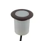 Petit Spot Encastable 1,5W LED Tour Marron Étanche IP67 - Blanc Chaud 2700K