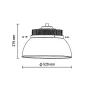 Cloche Highbay LED 200W SMD OSRAM 20000lm - Blanc du Jour 5700K