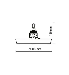 Cloche Highbay LED 200W 20000lm LED OSRAM 90° HB8126