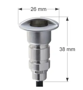 Mini spot LED encastrable 0,3W 12V