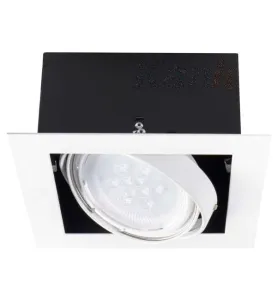 Luminaire à Culot GU10 carré Blanc