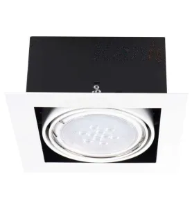 Luminaire à Culot GU10 carré Blanc