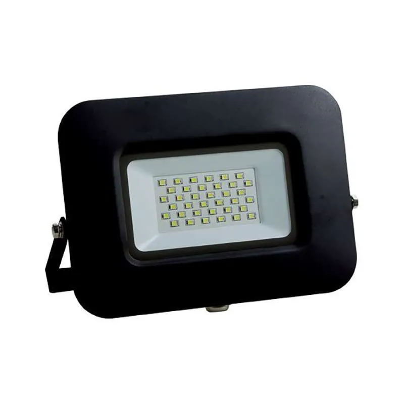 Projecteur LED 30W (150W) Noir Premium Line IP65 2550lm - Blanc Chaud 2800K