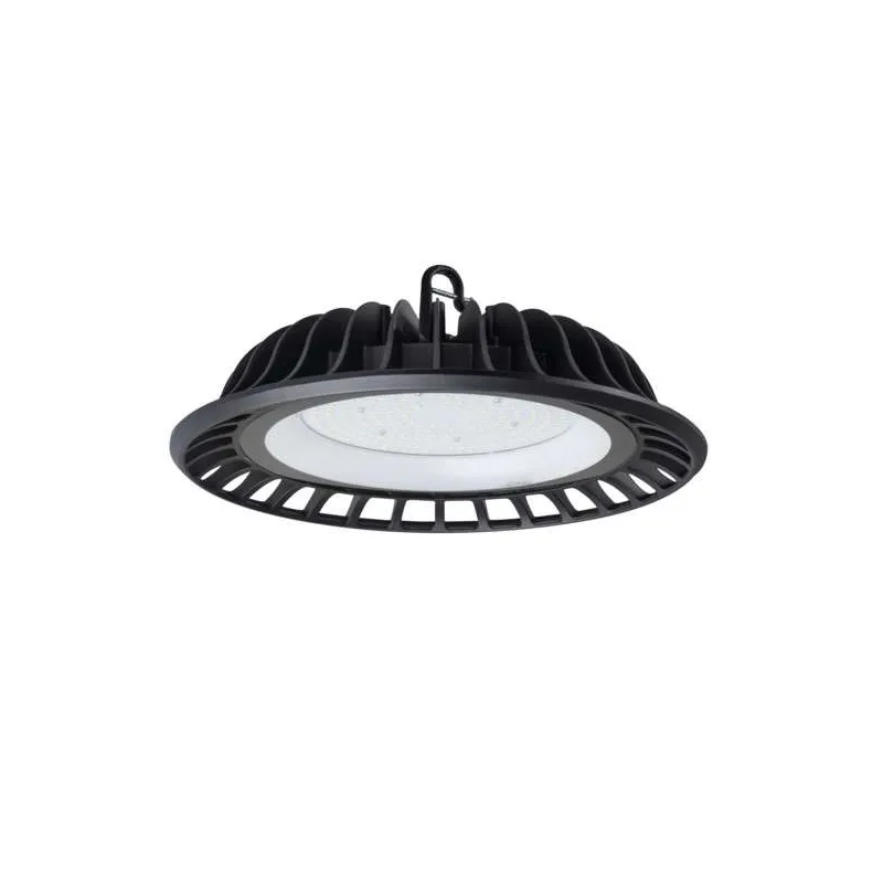 Cloche Highbay LED 150W étanche IP65 rond ∅350mm Noir - Blanc Naturel 4000K