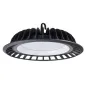 Cloche Highbay LED 200W étanche IP65 rond ∅390mm Noir - Blanc Naturel 4000K