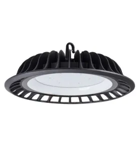 Cloche Highbay LED 200W étanche IP65 rond ∅390mm Noir - Blanc Naturel 4000K