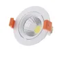 Plafonnier Rond Encastrable Blanc LED 8W COB Éclairage 50W - Blanc Naturel 4500K