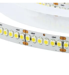 Ruban LED Blanc haute luminosité DC24V 19,2W/m 5m étanche