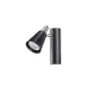 Applique Saillie, murale pour 1 ampoule GU10 - Noir