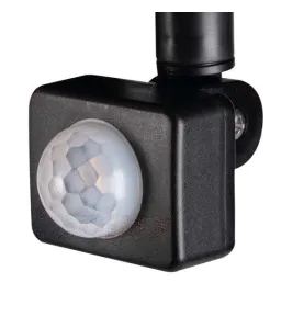 Projecteur LED à Détecteur 20W Noir étanche IP44 1600lm (160W) - Blanc Naturel 4000K